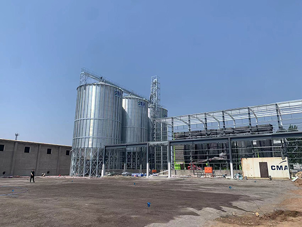 青岛金公社6台1500吨金年会金字招牌信誉至上首页:钢板仓项目